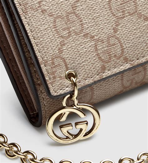 gucci charm chain wallet|Gucci chain wallet women.